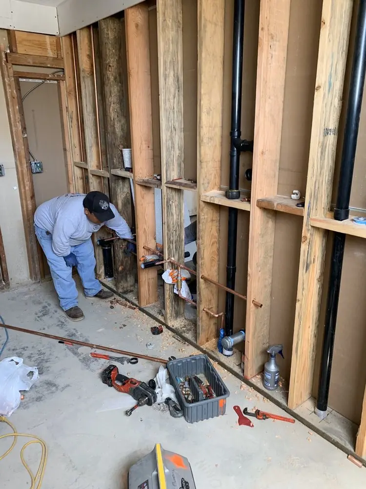 Commercial rough-in plumbing for Gas Line Repair in Pines of Laurel